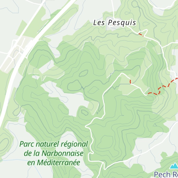 Map of Poumet