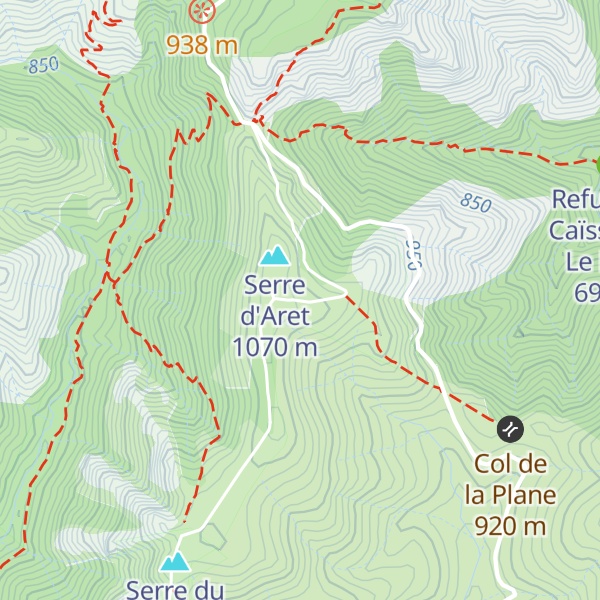 Map of Serre de Coste Grande