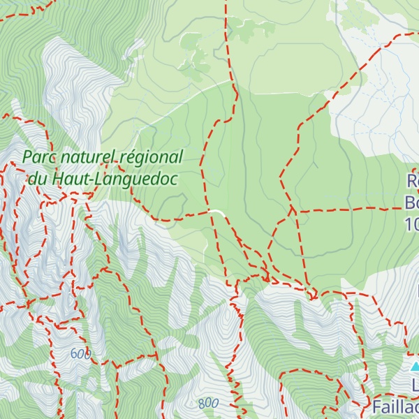 Map of Refuge de Font Salesse