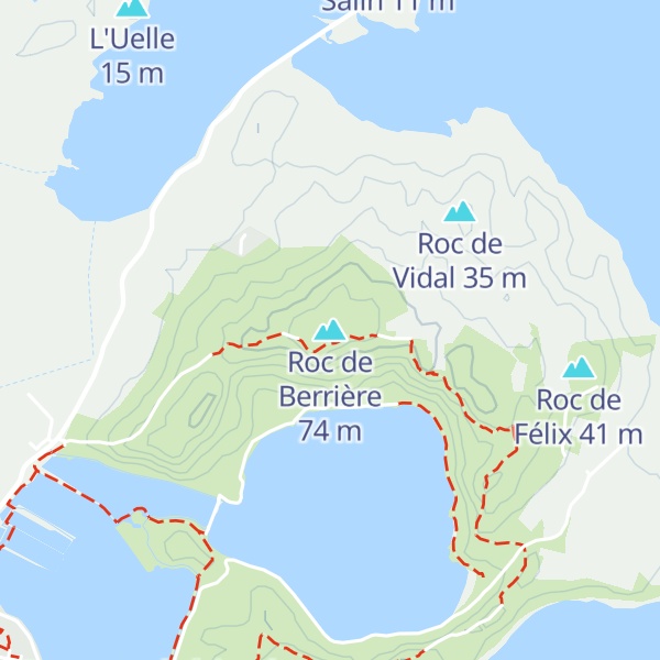 Map of Roc de Berrière