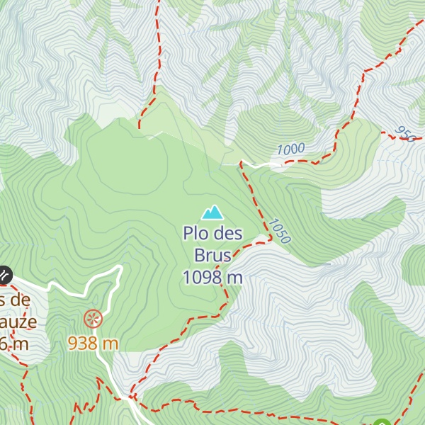 Map of Plo des Brus
