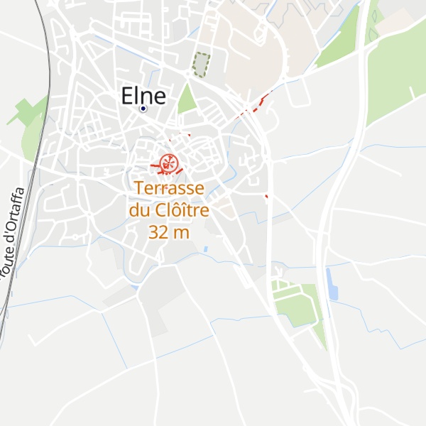 Map of Gîte L'Orangeraie