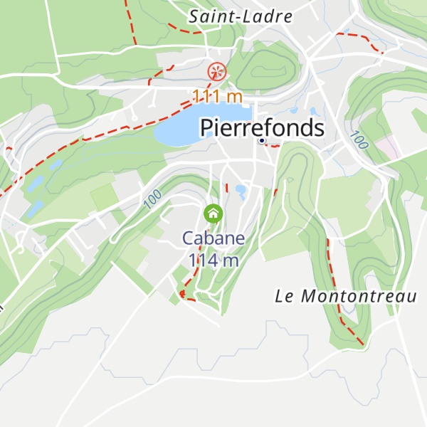 Map of Cabane