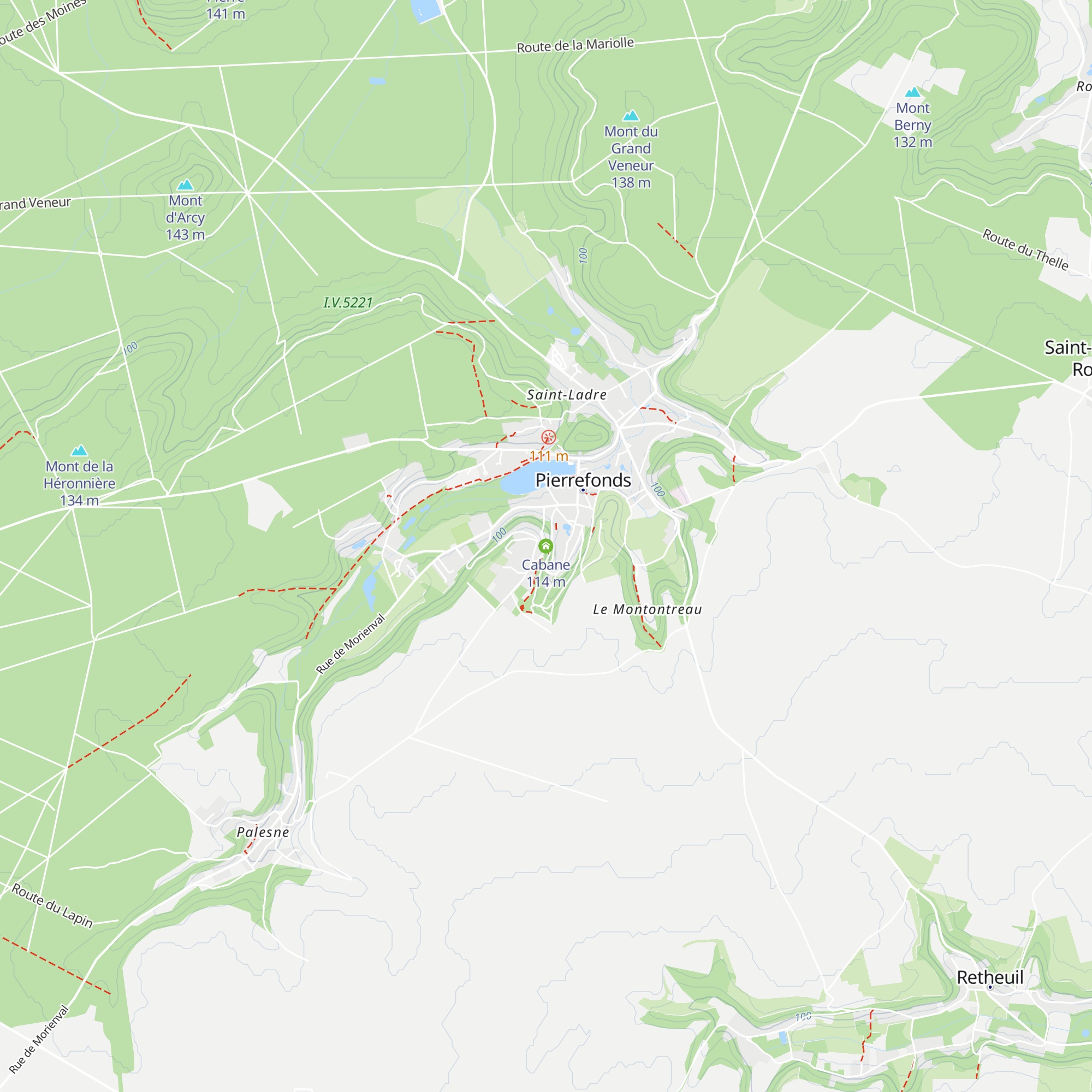 Cabane map