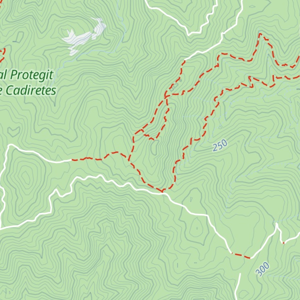 Map of Puig de les Cols