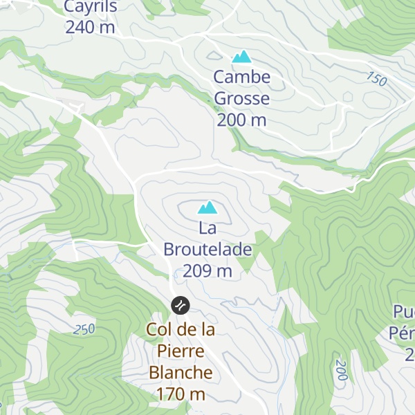 Map of La Broutelade
