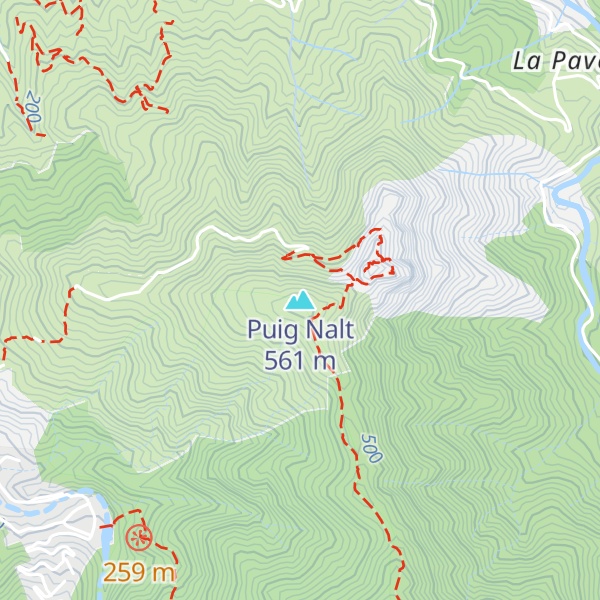 Map of Puig Nalt