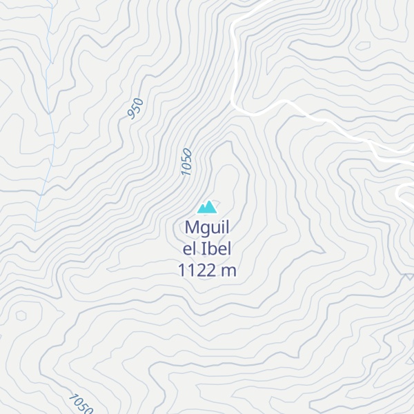 Map of Mguil el Ibel