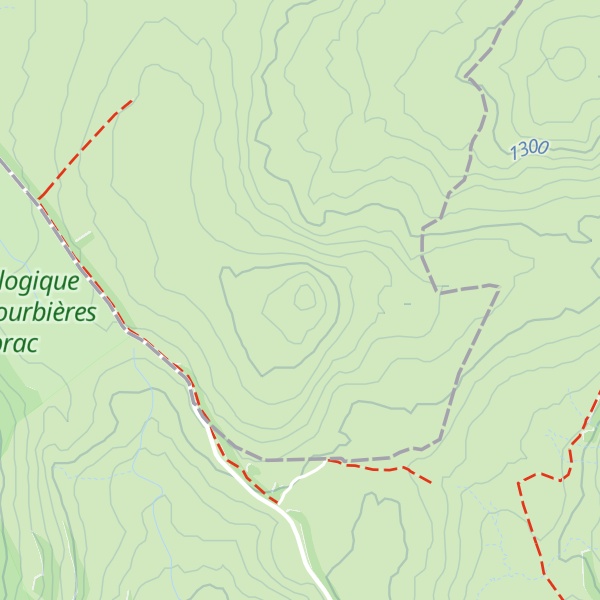 Map of Puy de Gudette