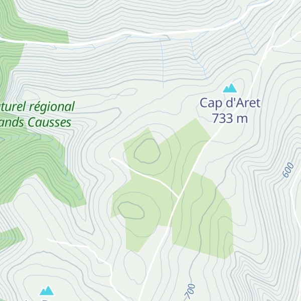 Map of Puech de Calcines