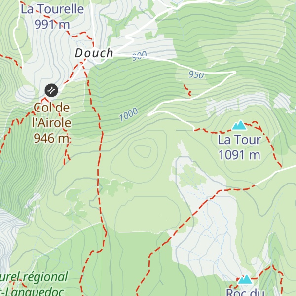 Map of Roc Gros