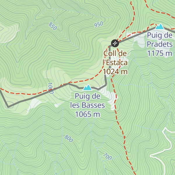 Map of Puig de les Basses