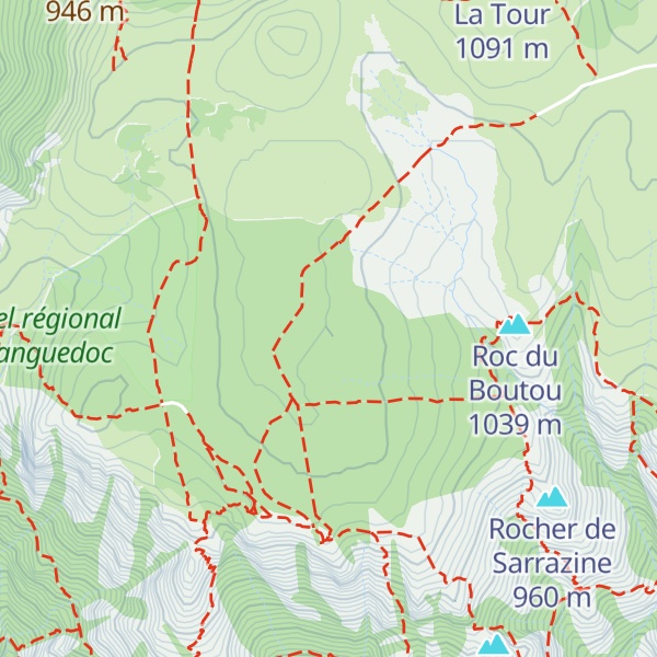 Map of Peyre Grosse
