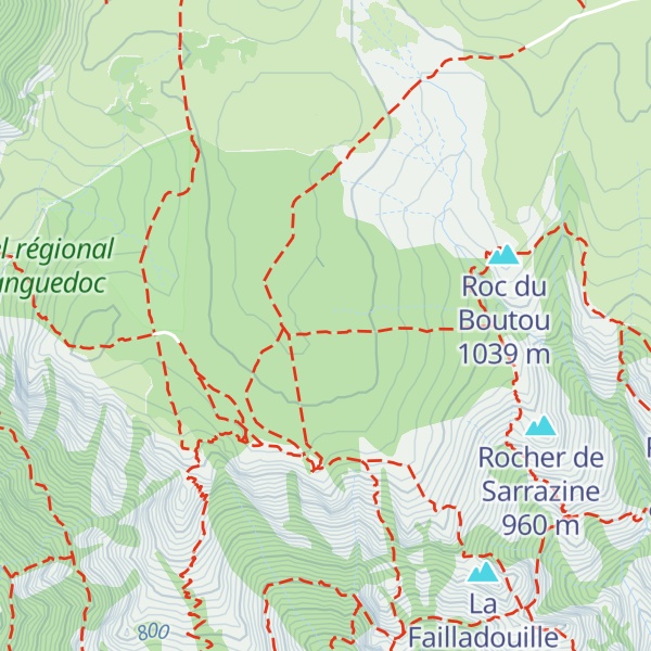 Map of Le Trental
