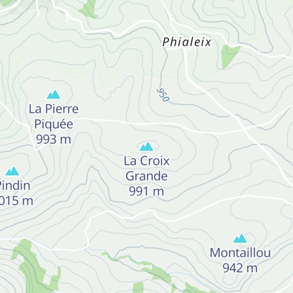 Map of La Croix Grande