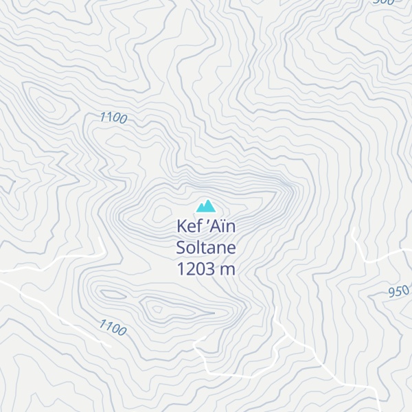 Map of Kef ’Aïn Soltane