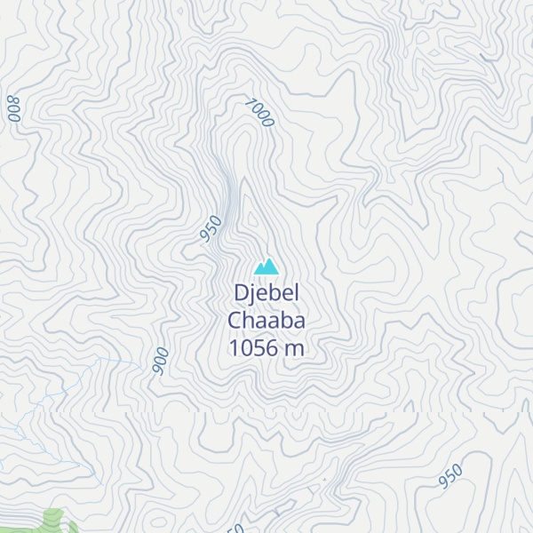 Map of Djebel Chaaba