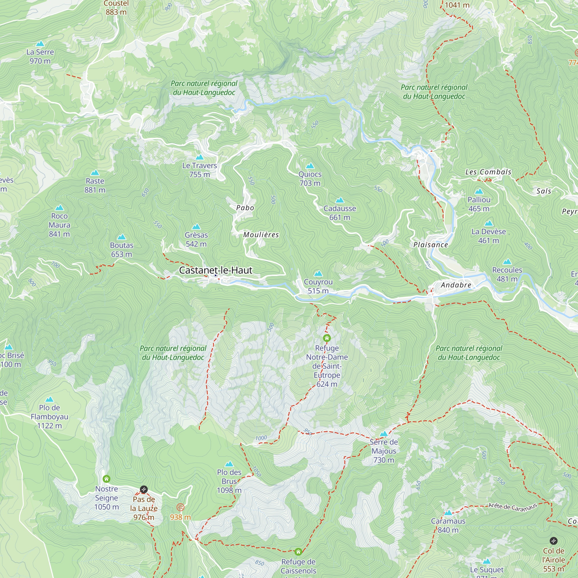 Ancien moulin de Nougayrol map