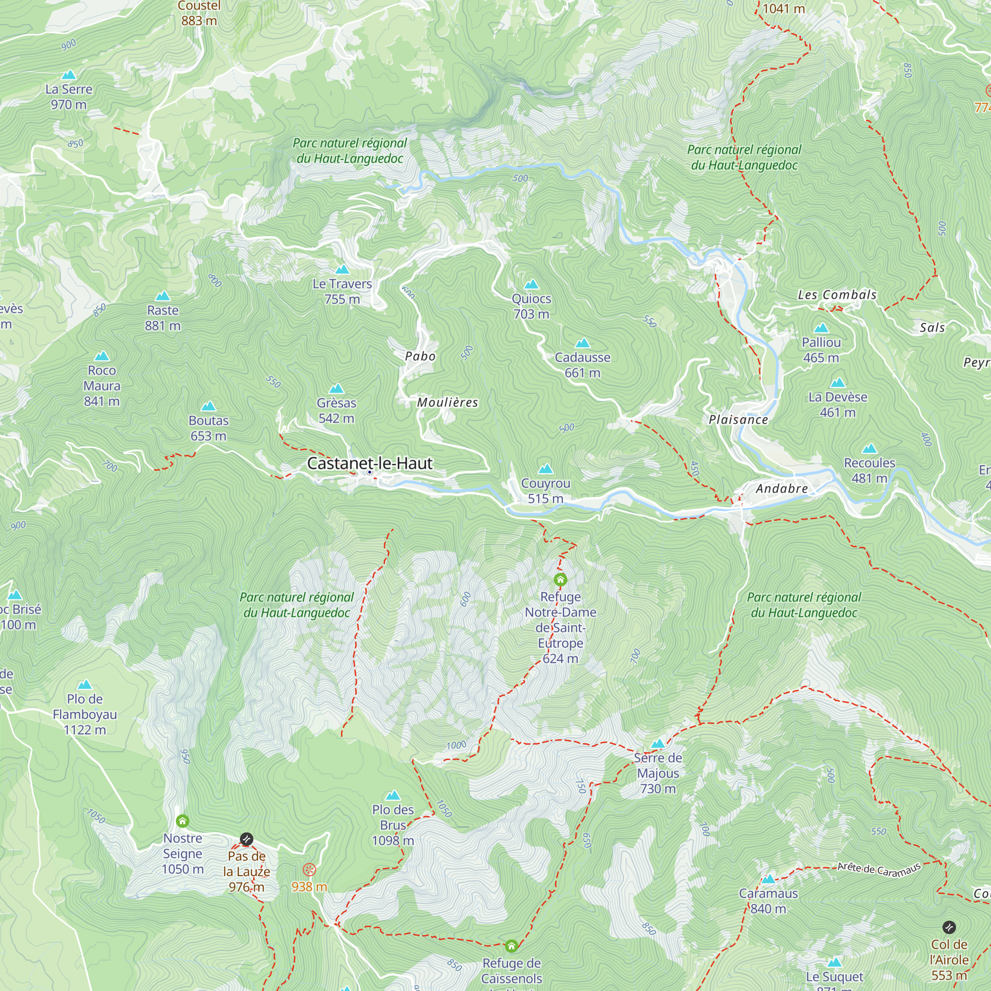 Ancien moulin de Nougayrol map