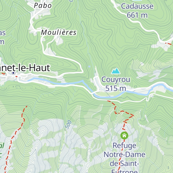 Map of Ancien moulin de Nougayrol