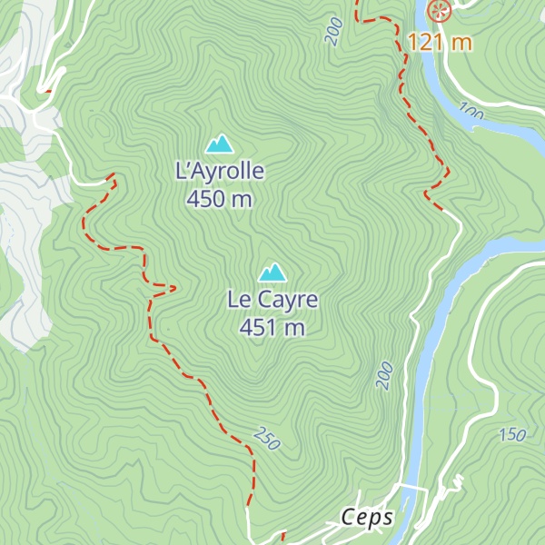 Map of Le Cayre