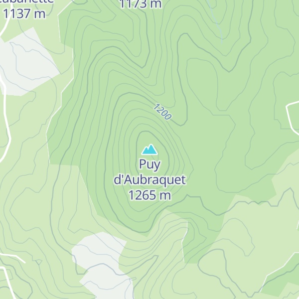 Map of Puy d'Aubraquet