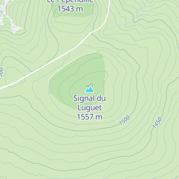 Map of Signal du Luguet