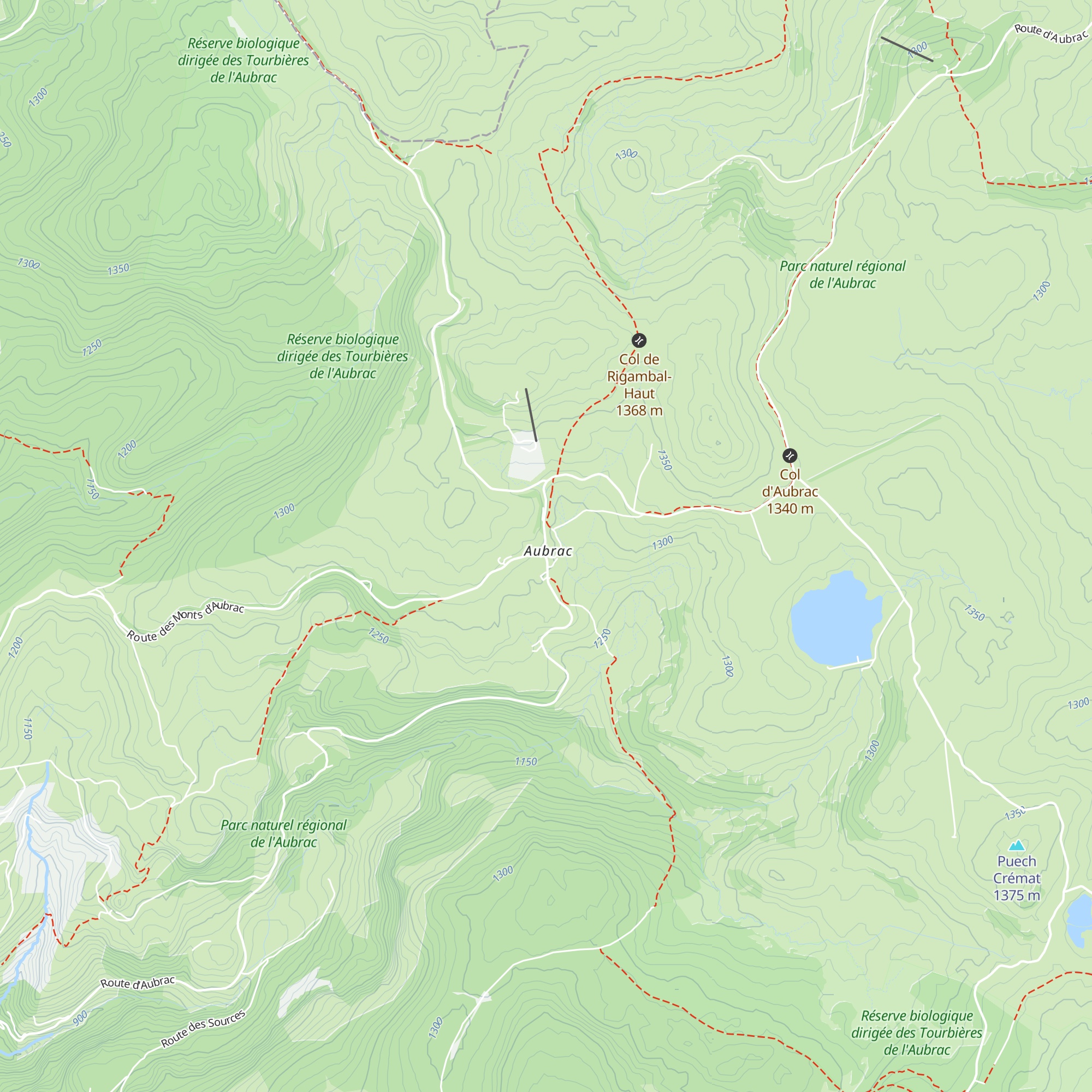 Tour des Anglais map