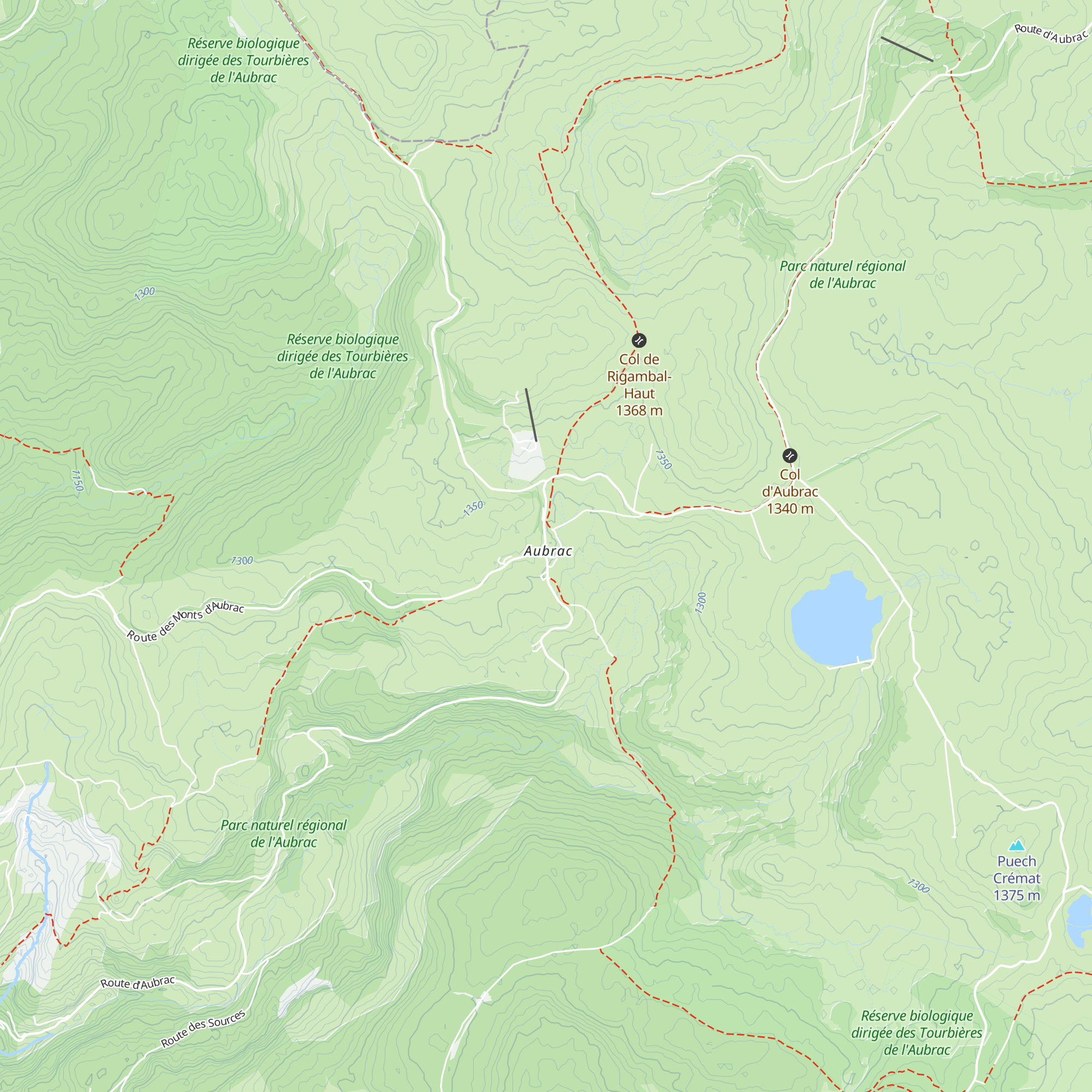 Tour des Anglais map