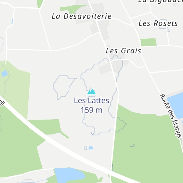 Map of Les Lattes