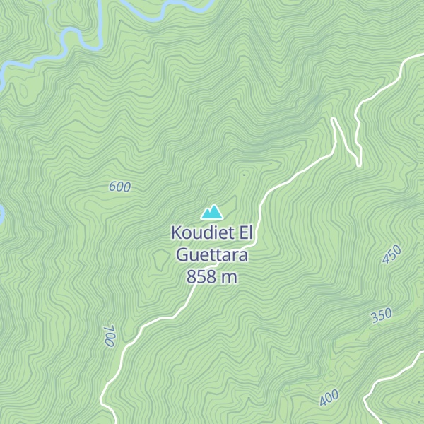 Map of Koudiet El Guettara