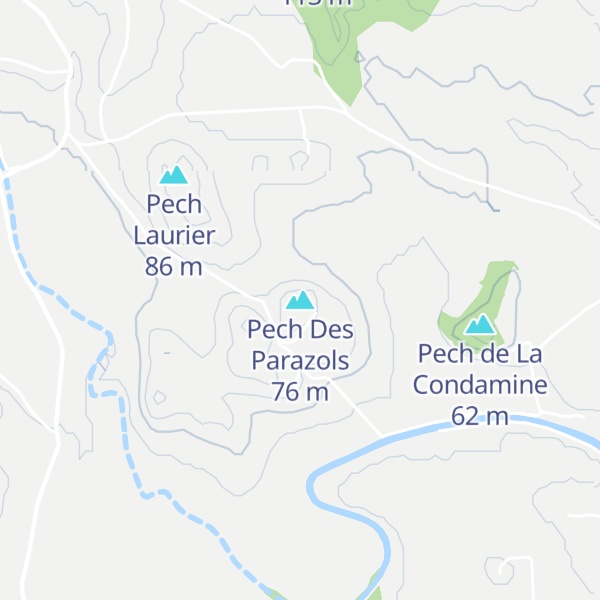 Map of Pech Des Parazols