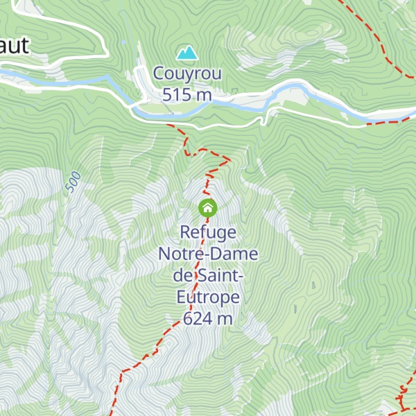 Map of Refuge Notre-Dame de Saint-Eutrope