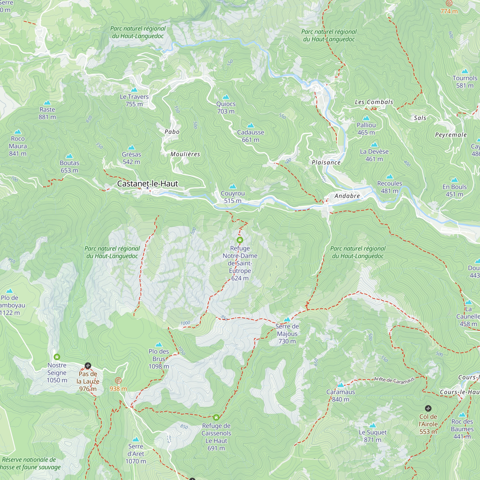 Refuge Notre-Dame de Saint-Eutrope map