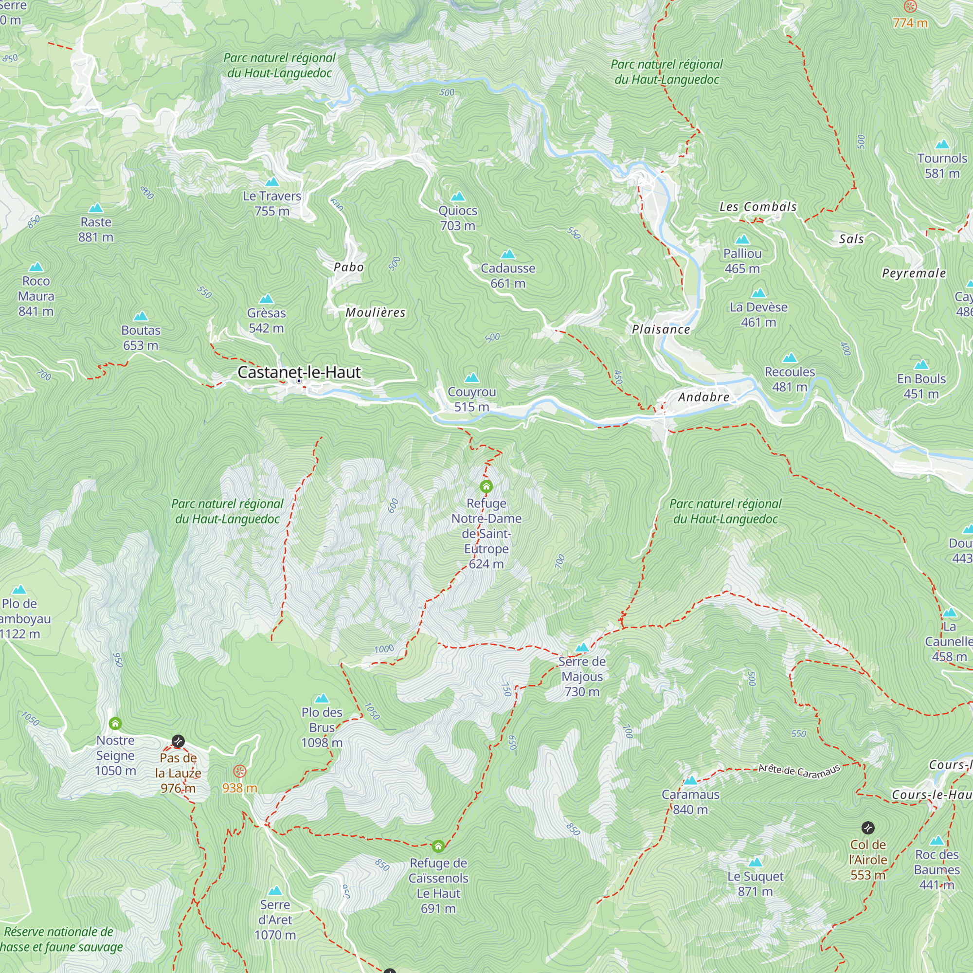 Refuge Notre-Dame de Saint-Eutrope map