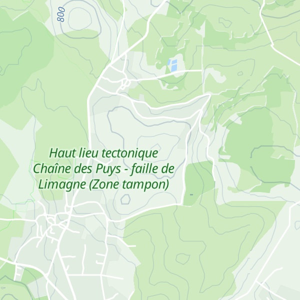 Map of Le puy de Champ Valleix