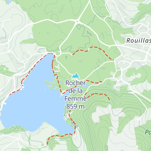 Map of Rocher de la Femme