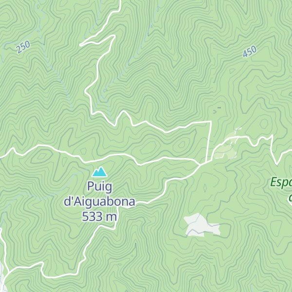 Map of Puig de la Gavarra