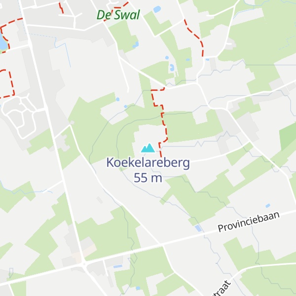 Map of Koekelareberg