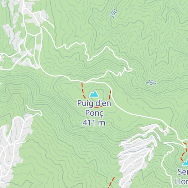 Map of Puig d'en Ponç