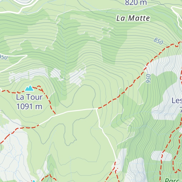 Map of Les Clapasses