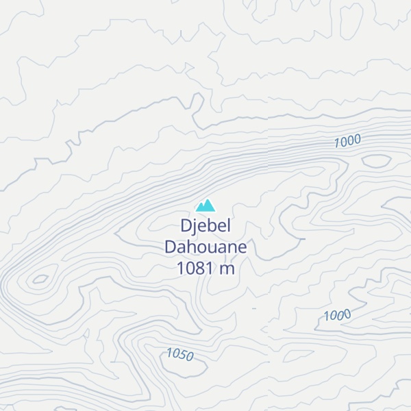 Map of Djebel Dahouane