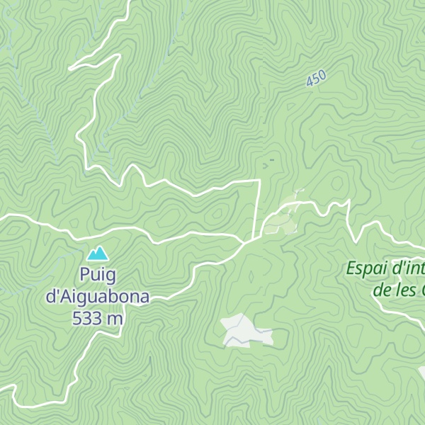 Map of Puig d'Arques