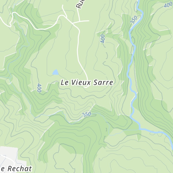 Map of Gîte Le Vieux Sarre