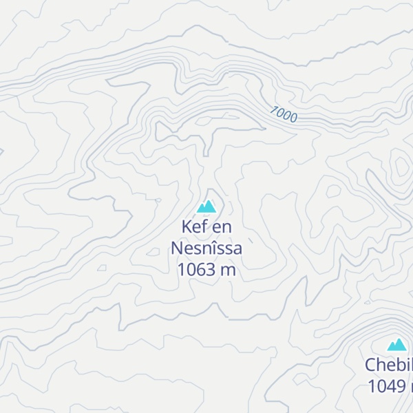 Map of Kef en Nesnîssa