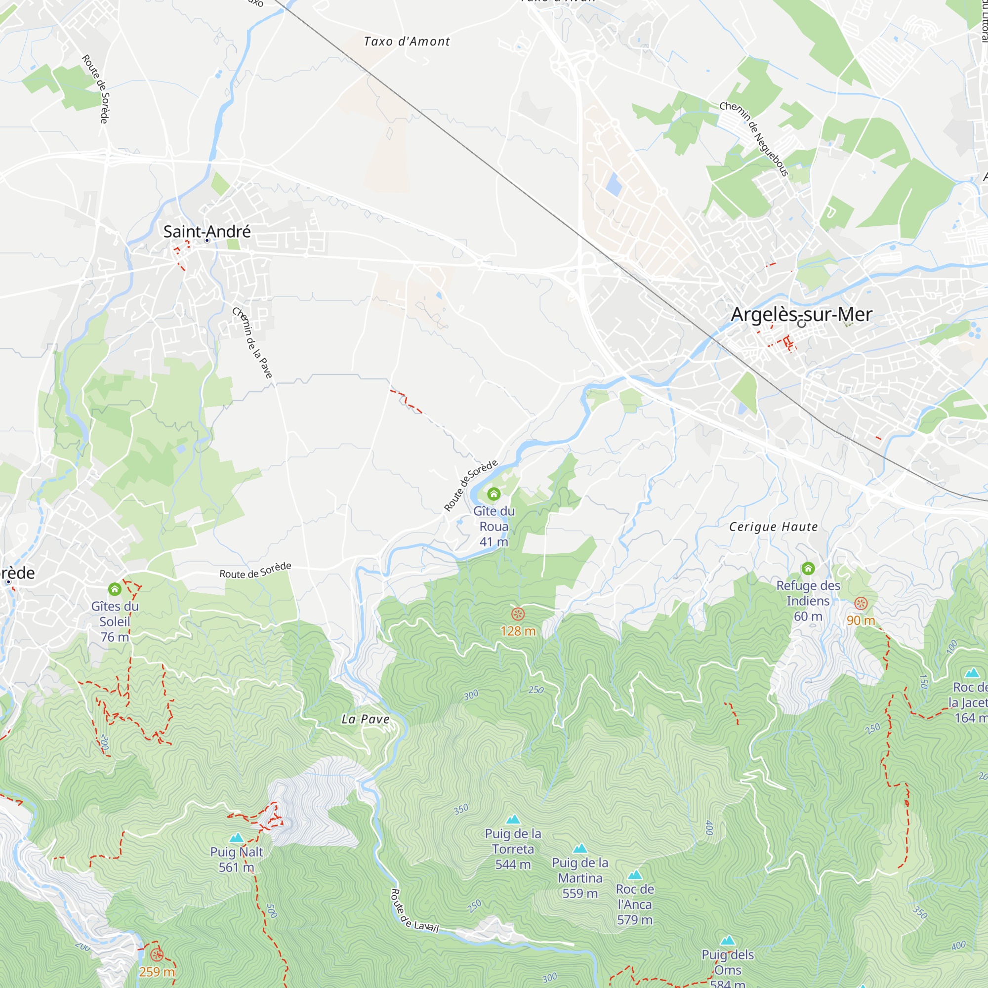 Gîte du Roua map