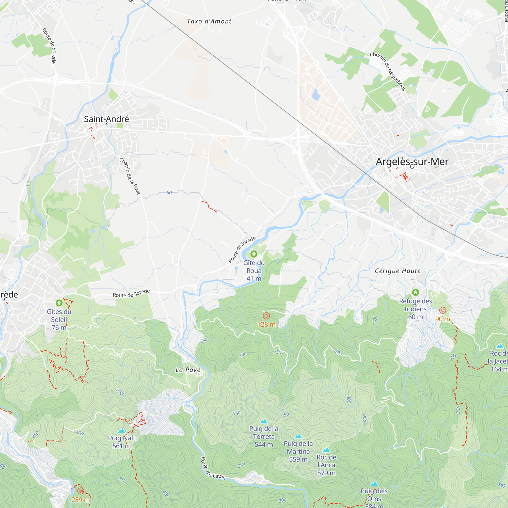 Gîte du Roua map