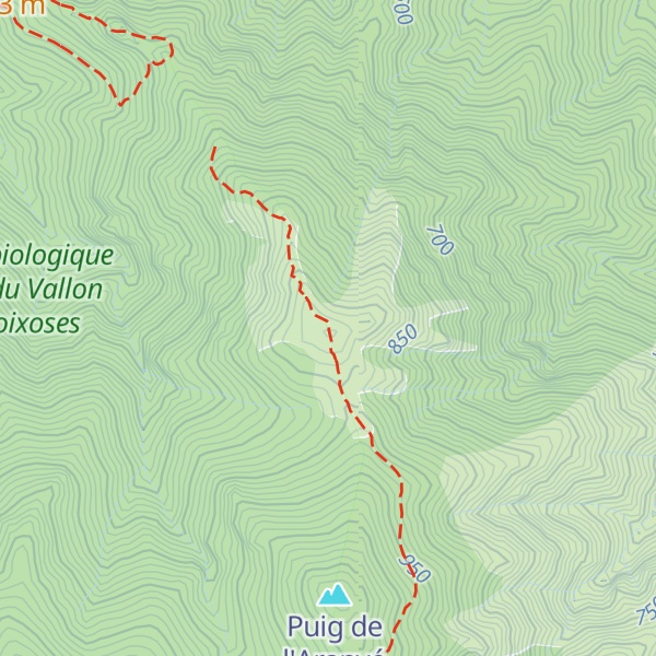 Map of Puig dels Fornets
