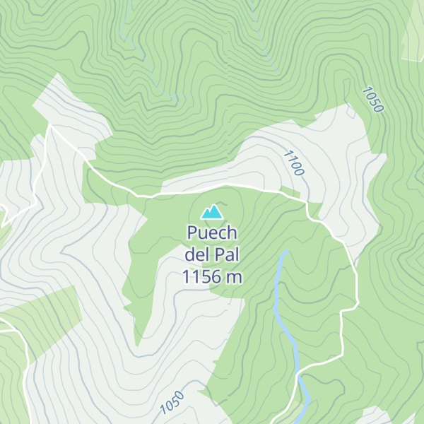 Map of Puech del Pal