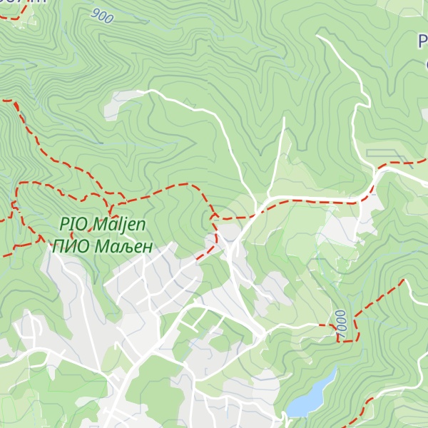 Map of Stražara